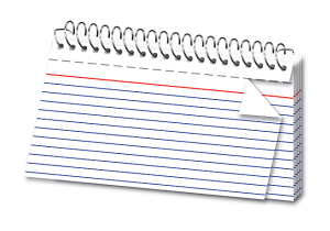 Office Depot Brand Spiral Ruled Index Cards, 3" x 5", White, Pack Of 50