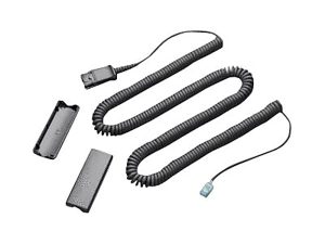 Poly - Phone cable - RJ-11 (M) to Quick Disconnect (M) - 10 ft - coiled - for Poly MX10