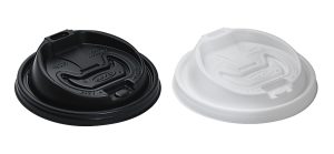 Dart Optima Reclosable Hot Cup Lids, For 12-24 Oz Foam Cups, White, Case Of 1,000
