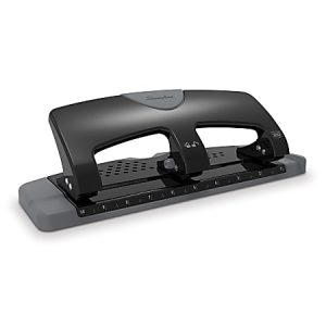 Swingline SmartTouch 3-Hole Low-Force Punch, 20-Sheet Capacity