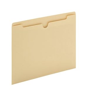Pendaflex Smart Shield Reinforced File Jackets, Letter Size, Manila, Flat, Box Of 100