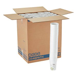 Dixie® Pathways® Paper Hot Cups, Leaves, 16 Oz, Carton Of 1,000
