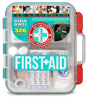 Be Smart Get Prepared Omar Medical Supplies First Aid Kit, 326 Pieces
