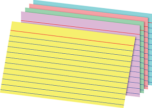 Office Depot Brand Rainbow Index Cards, Ruled, 5" x 8", Assorted Colors, Pack Of 100