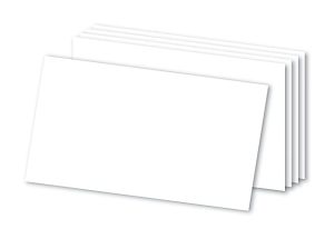 Office Depot® Brand Blank Index Cards, 3" x 5", White, Pack Of 300