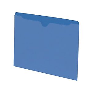Smead® Color File Jackets, Letter Size, Blue, Pack Of 100