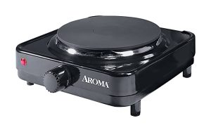 Aroma Single Hot Plate, Black