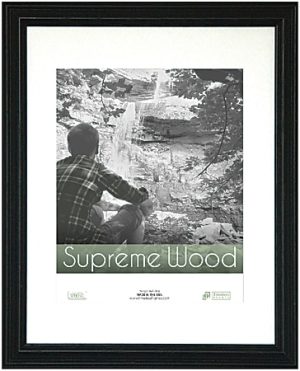 Timeless Frames Supreme Woods Frame, 8" x 10", Black