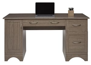 Realspace® Pelingo 60"W Computer Desk, Gray