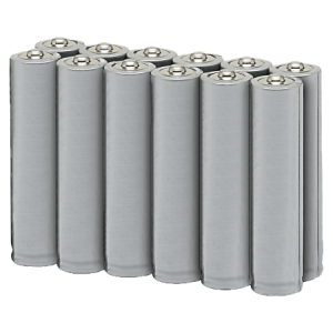SKILCRAFT® 3.6 Volt AA Lithium Batteries, Pack Of 12 (AbilityOne 6135-01-301-8776)