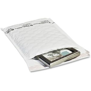 Sealed Air Jiffy® TuffGard® Extreme Bubble Cushioned Mailers, #2, 8 1/2" x 12", White, Box Of 50