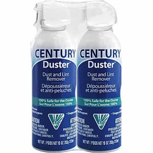 Century Gas Compressed Duster For Home/Office Equipment, 10, Oz, Pack Of 2