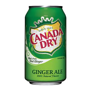 Canada Dry Ginger Ale, 12 Oz, Case Of 24 Cans