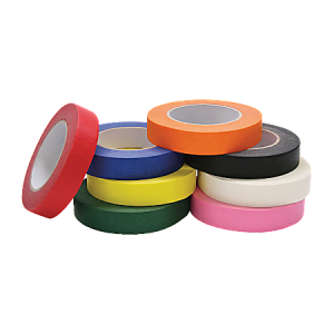 Pacon Chenille Kraft Colored Masking Tape, 1" x 60 Yd., Assorted Colors, Pack Of 8