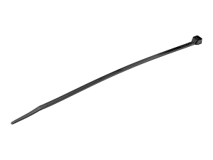 StarTech.com 100 Pack 8" Cable Ties - Black Large Nylon/Plastic Zip Ties Adjustable Network Cable Wraps UL TAA