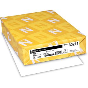 Exact Vellum Bristol Inkjet/Laser Print Copy And Multi-Use Paper, Letter Size (8 1/2" x 11"), 67 Lb, Vellum, Ream Of 250 Sheets