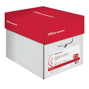 Office Depot® Brand Multi-Use Printer & Copier Paper, Letter Size (8 1/2" x 11"), 2500 Total Sheets, 92 (U.S.) Brightness, 20 Lb, White, 500 Sheets Per Ream, Case Of 5 Reams