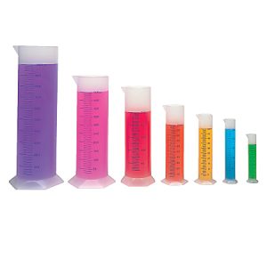 Learning Resources Graduated Cylinders, Grades 6 - 12, Pack Of 7