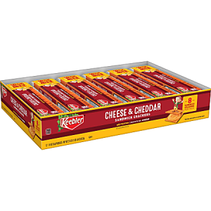 Keebler Cheese And Cheddar Sandwich Crackers, Pack Of 12