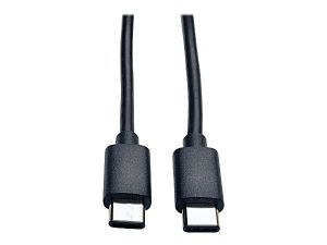 Tripp Lite 6ft USB 2.0 Cable Hi-Speed USB Type-C USB-C to USB-C M/M 6' - USB cable - 24 pin USB-C (M) to 24 pin USB-C (M) - USB 2.0 - 6 ft - black