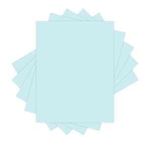 Xerox Vitality Pastel Color Multi-Use Printer & Copier Paper, Letter Size (8 1/2" x 11"), 5000 Total Sheets, 20 Lb, FSC Certified, 30% Recycled, Blue, 500 Sheets Per Ream, Case Of 10 Reams