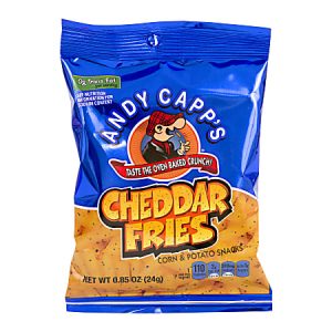 Andy Capp's Snack Fries, Cheddar, 0.85 Oz Bag, Box Of 72
