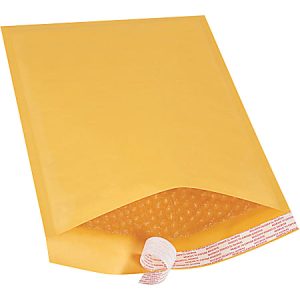 Office Depot Brand Kraft Self-Seal Bubble Mailers, #4, 9 1/2" x 14 1/2", Pack 25