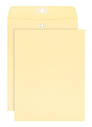 Office Depot Brand 10" x 13" Manila Envelopes, Extra Heavyweight, Clasp Closure, Manila, Box Of 100