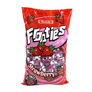Tootsie Frooties, Strawberry, 360 Pieces