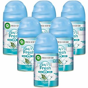 Air Wick Freshmatic Automatic Spray Refill, 6.17 Oz, Fresh Waters, Carton Of 6