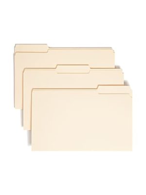 Smead Manila File Folders, Legal Size, 1/3 Cut, Pack Of 100