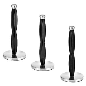 Alpine Paper Towel Holders, Pewter Perfect, 14" x 6-3/4" x 6-3/4", Black/Silver, Pack Of 3 Holders
