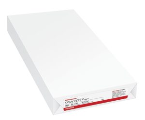 Office Depot® Brand Multi-Use Printer & Copier Paper, Legal Size (8 1/2" x 14"), Ream Of 500 Sheets, 92 (U.S.) Brightness, 20 Lb, White