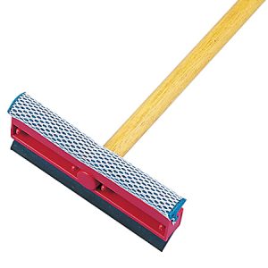 Boardwalk Rubber General-Duty Squeegee, 8"W, Black/Red