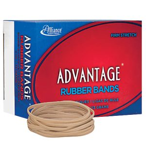 Alliance Advantage Rubber Bands, Size 33, 3 1/2" x 1/8", Natural, Box Of 150