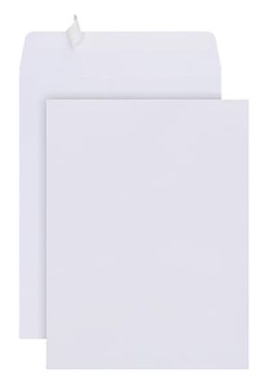 Office Depot Brand Catalog Envelopes, 9" x 12", Clean Seal, 30% Recycled, White, Box Of 100