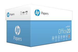 HP Office Multi-Use Printer & Copier Paper, Letter Size (8 1/2" x 11"), 5000 Total Sheets, 20 Lb, 92 (U.S.) Brightness, White, 500 Sheets Per Ream, Case Of 10 Reams