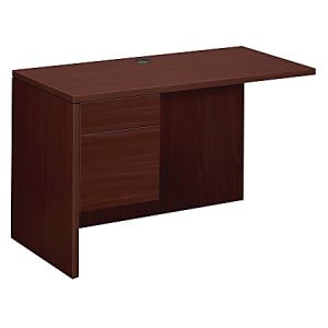 HON 10500 48"W Left Desk Return, Mahogany