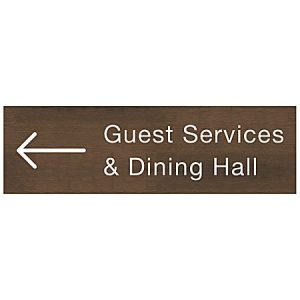 Custom Plastic Engraved Wall Sign, 3" x 10"