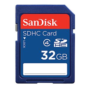 SanDisk SDHC (Secure Digital High Capacity) Memory Card, 32GB