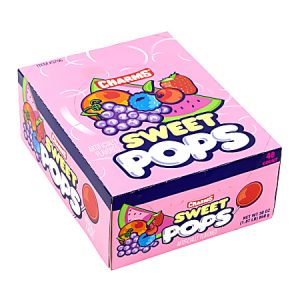 Charms Lollipops, Sweet Flat Pop, Pack Of 48