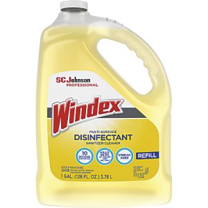 Windex Multi-Surface Disinfectant Cleaner, Citrus Scent, 128 Oz