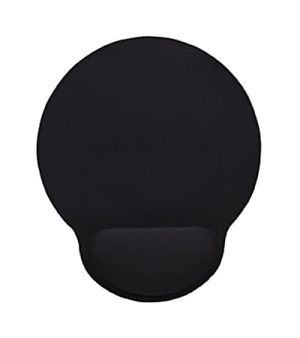Manhattan Wrist-Rest Gel Mouse Pad, Black