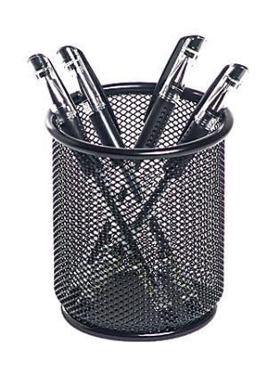 Office Depot Brand Mesh Pencil Cup, Black