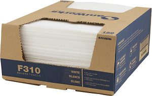 Hospeco SaniWorks® Deluxe Towels, 13®H x 21®D, White, Pack Of 150 Towels