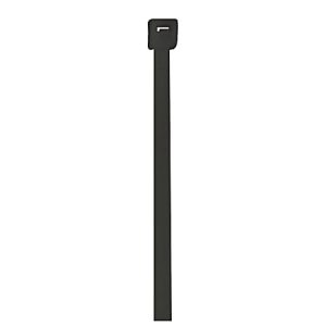 Partners Brand UV Cable Ties, 18 Lb, 6", Black, Case Of 1,000