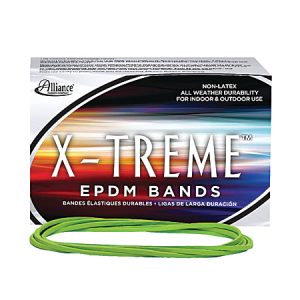 Alliance Rubber X-Treme File Bands, Lime Green