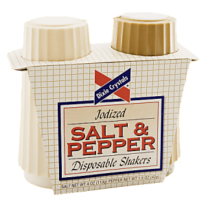 Dixie® Crystals Salt And Pepper Shaker Set