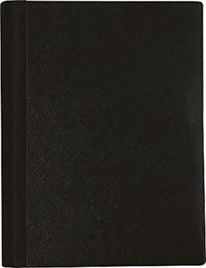 Office Depot Brand Stellar Notebook With Spine Cover, 6" x 9-1/2", 3 Subject, College Ruled, 120 Sheets, Black