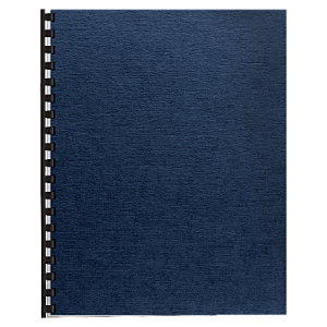 Fellowes Linen Classic Presentation Covers, 8 1/2" 11", Navy, Pack Of 200